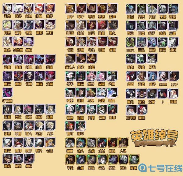 剑与远征英雄称呼外号大全带图2022