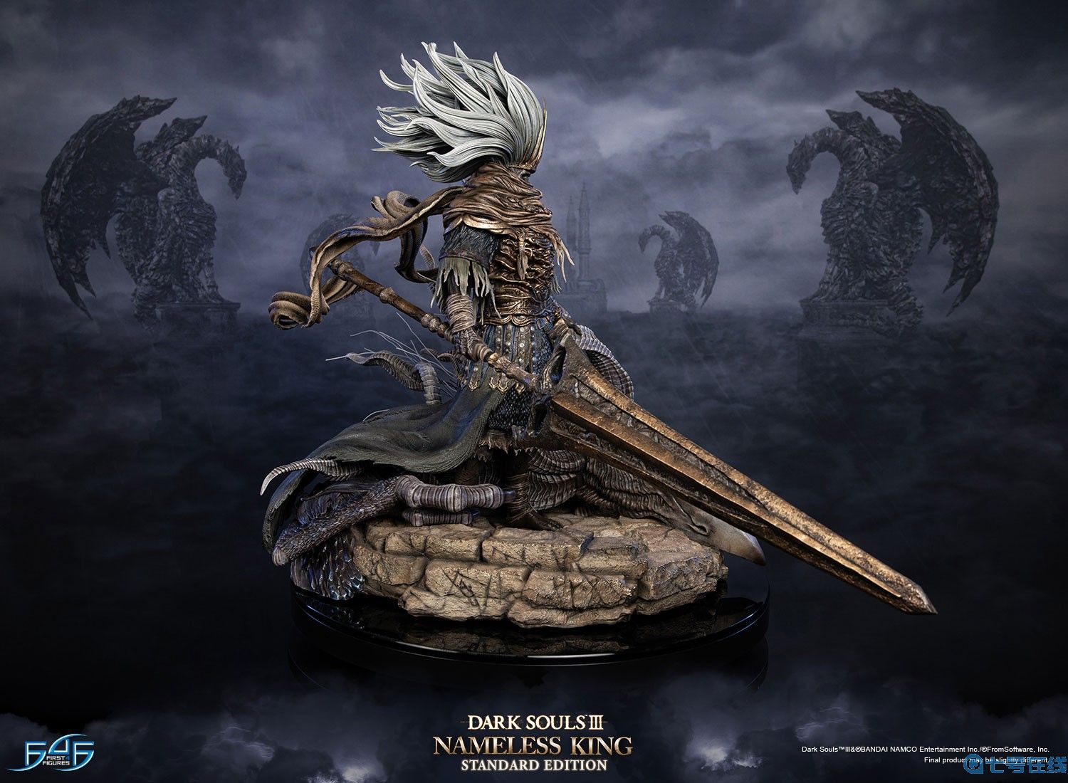 《黑暗之魂3》隐藏boss无名王者全新高端雕像 威武霸气