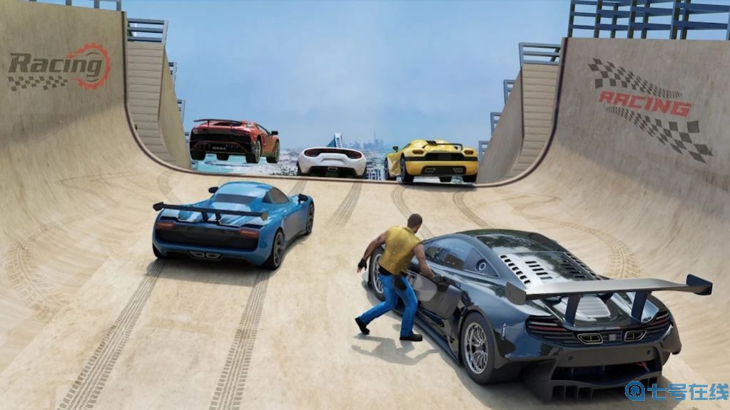 超级汽车特技比赛3D游戏安卓版图片1