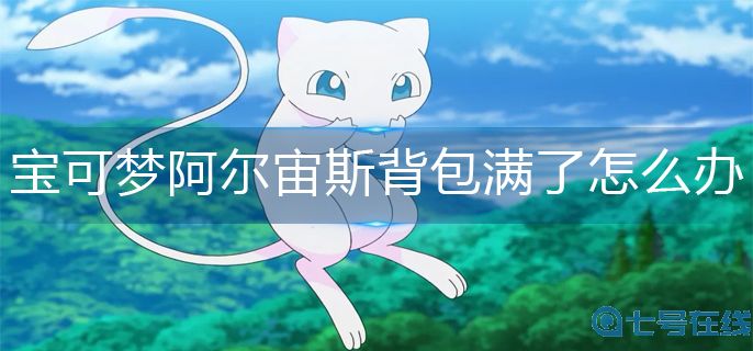 宝可梦阿尔宙斯背包满了怎么办-背包满了解决办法