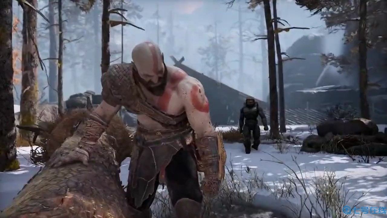 《战神4》PC MOD：奎爷大战士官长