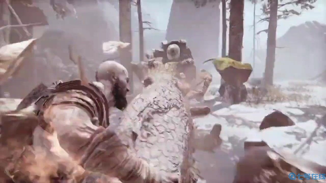 《战神4》PC MOD：奎爷大战士官长