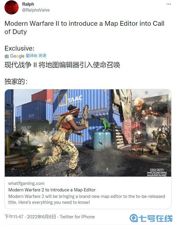 使命召唤19内置地图编辑器 自定出生点，改场景