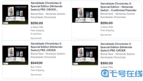 《异度之刃3》特别版开售 玩家、粉丝和黄牛冲垮服务器