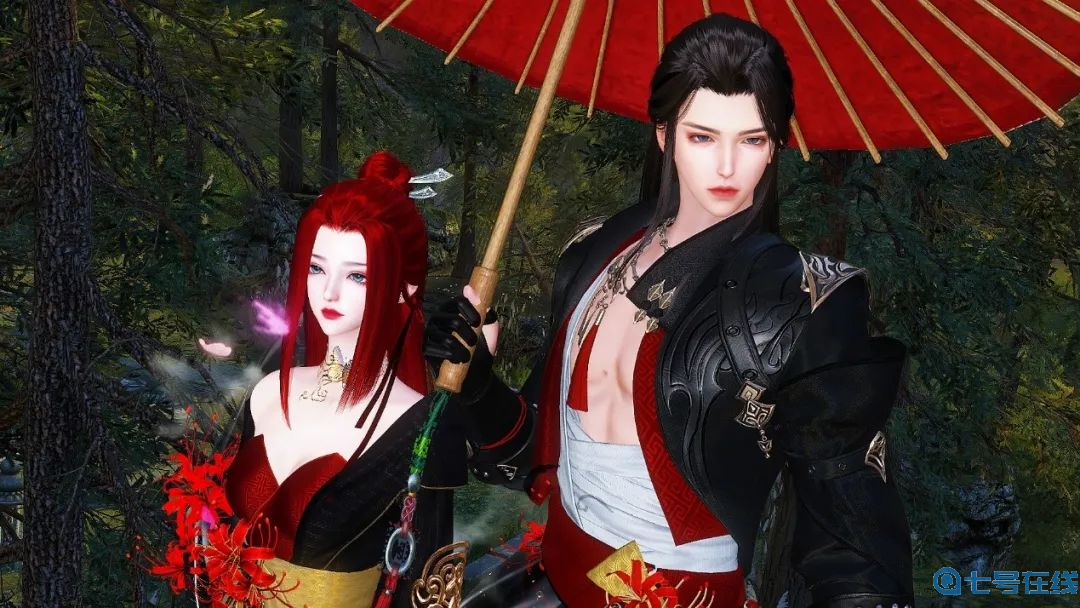 这对逆水寒玩家秀恩爱的样子，好像郭靖和黄蓉啊