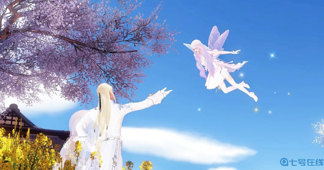 这对逆水寒玩家秀恩爱的样子，好像郭靖和黄蓉啊