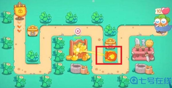 保卫萝卜4第37关完美通关攻略