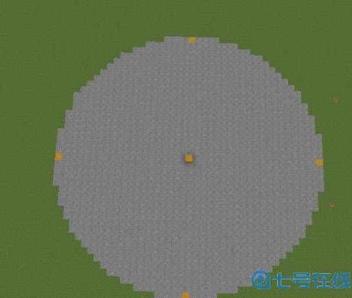 在4个点跟中心点都放上任意染色粘土区分开