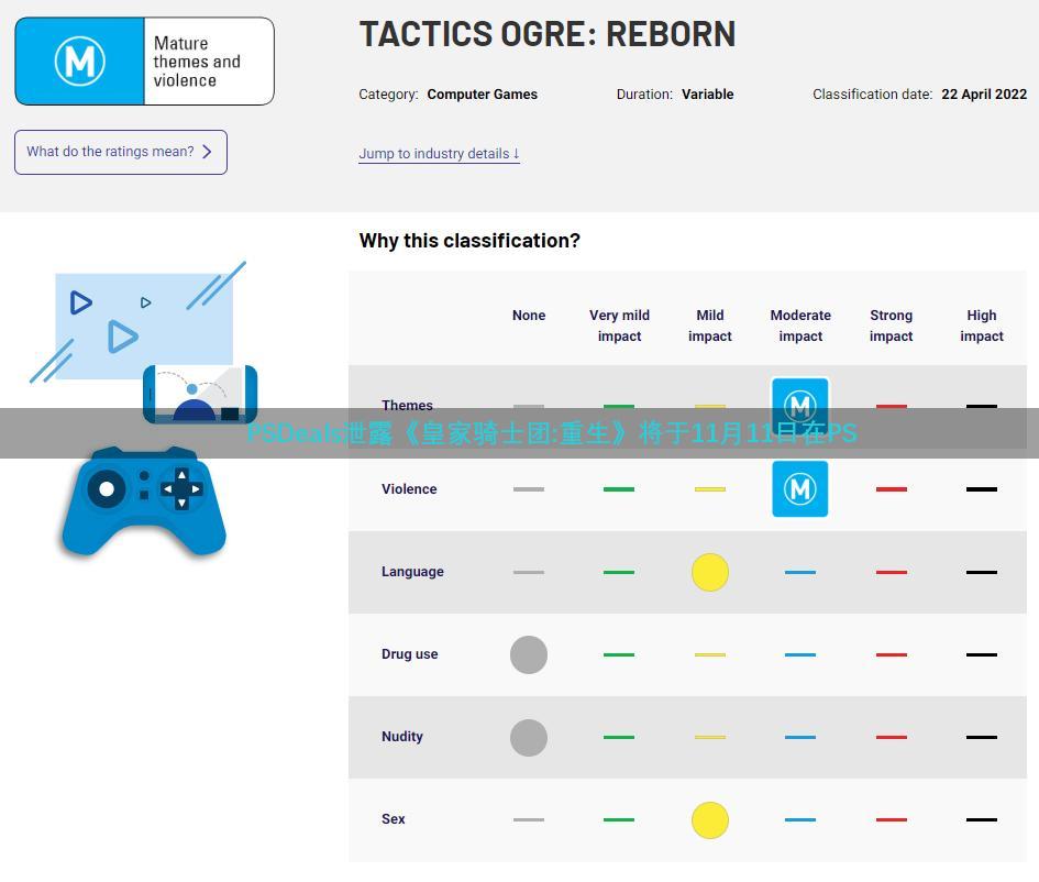 PSDeals泄露《皇家骑士团:重生》将于11月11日在PS