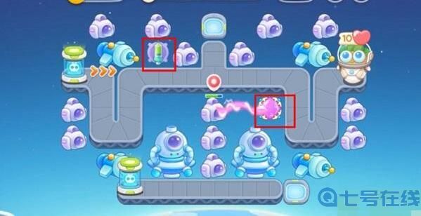 保卫萝卜4太空穿越21关怎么过-太空穿越21关攻略图解