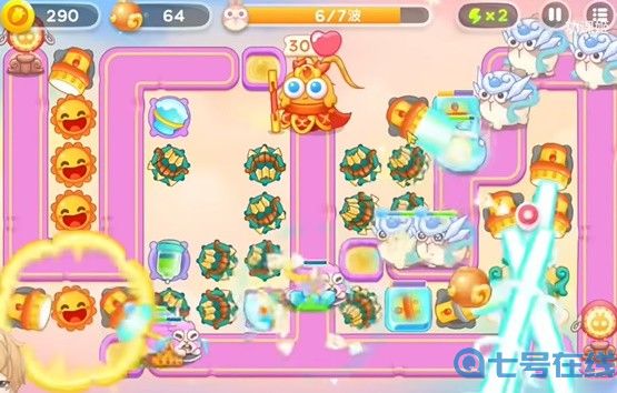 《保卫萝卜4》怎么通过秋妃传第106关