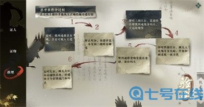 《逆水寒手游》案件推理顺序是什么？推理顺序介绍