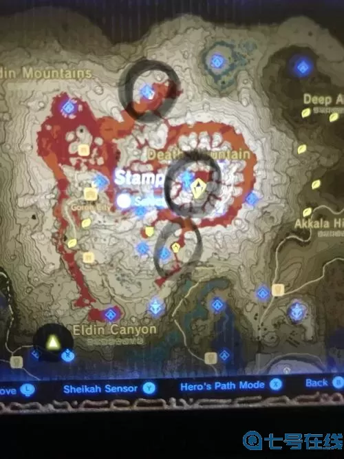 荒野之息拉姆达大盗的财宝位置 塞尔达拉姆达的秘宝位置图