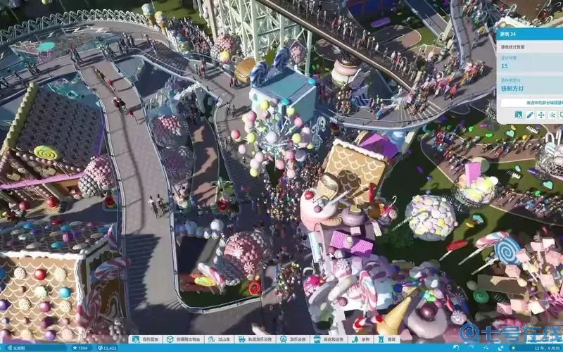 过山车之星创模精灵 过山车之星游乐设施威望