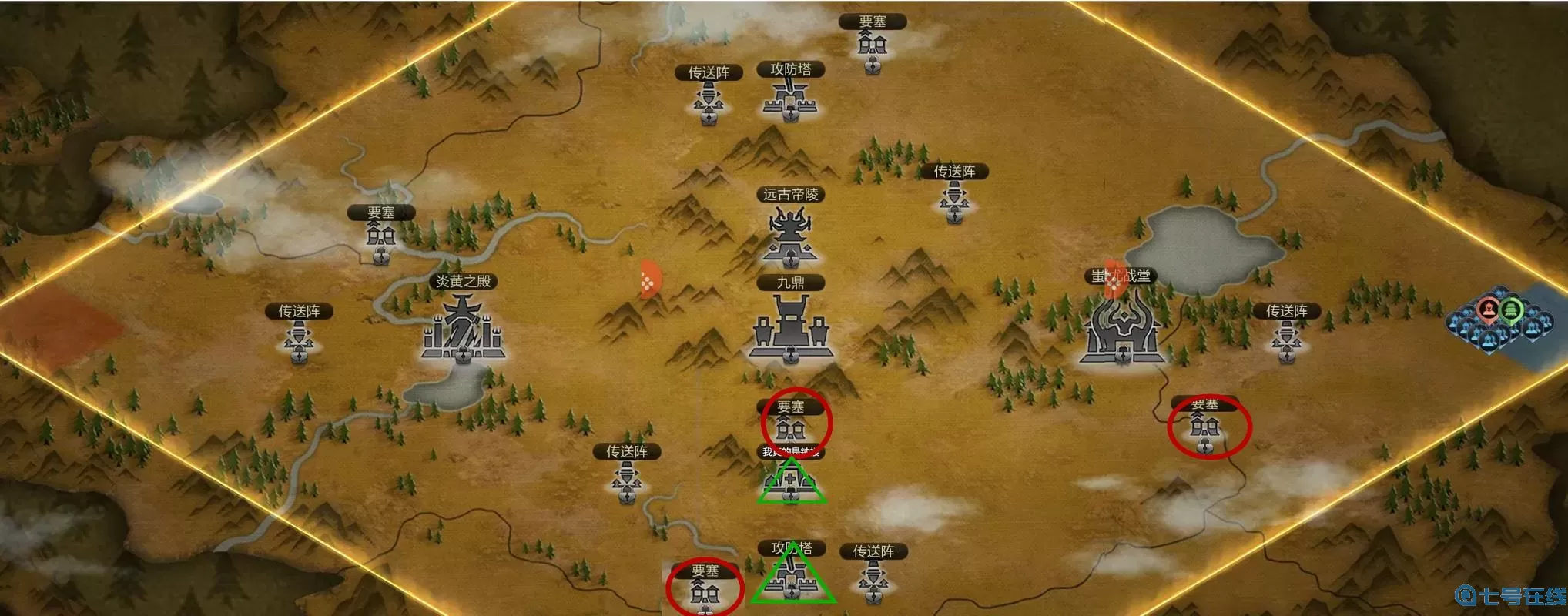 乱世王者玲珑寻宝分布图 玲珑夺宝增加永久皮肤