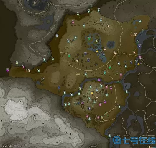 荒野之息呀哈哈位置 900呀哈哈高清分层图