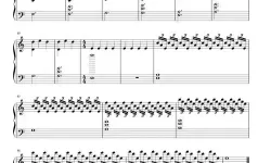 星际穿越主题曲 星际穿越cornfield钢琴谱