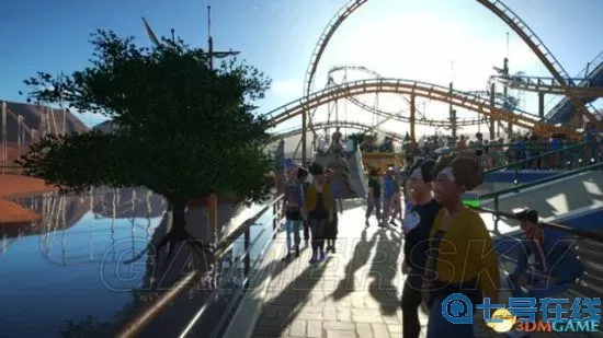 过山车之星太多游客正在使用 过山车之星游客堵在一起