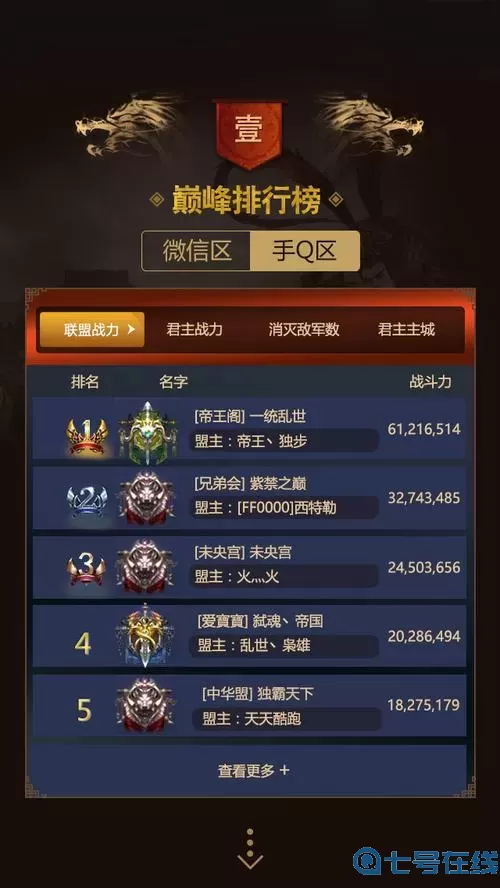 乱世王者极限队等级划分 王者荣耀等级超过15