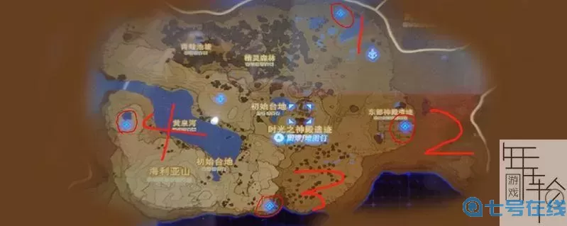 荒野之息初始四个神庙怎么过？初始之地四个神庙的位置