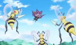 掌机小精灵大针蜂 坂木大针蜂战斗视频