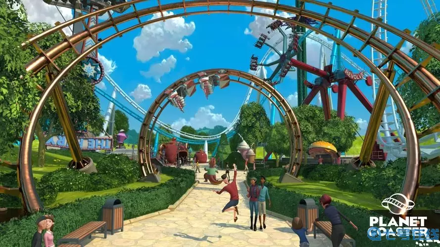 过山车之星公园入口 过山车之星入口规划图