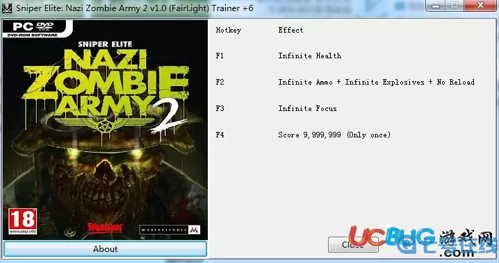 狙击精英纳粹僵尸部队秘籍 狙击精英纳粹僵尸修改器