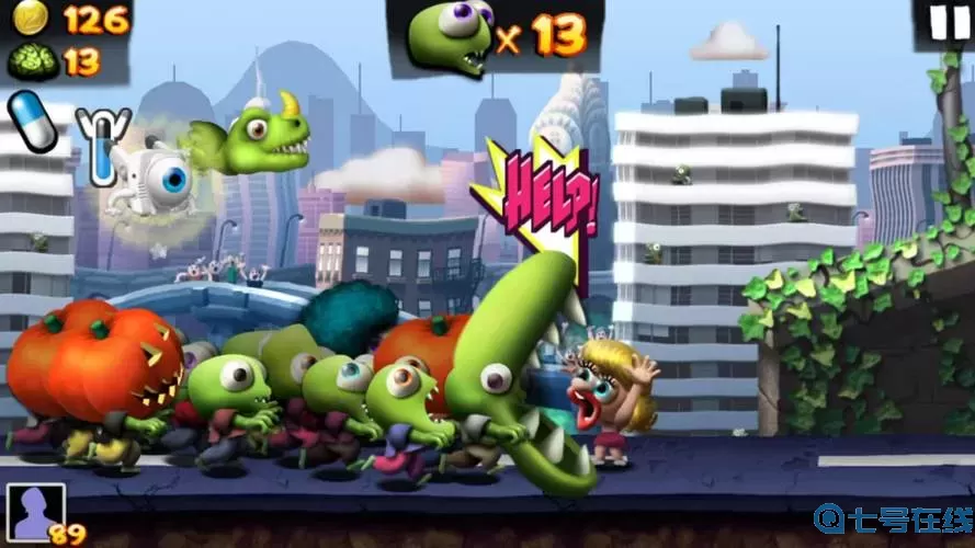 僵尸尖叫视频 zombie tsunami僵尸尖叫