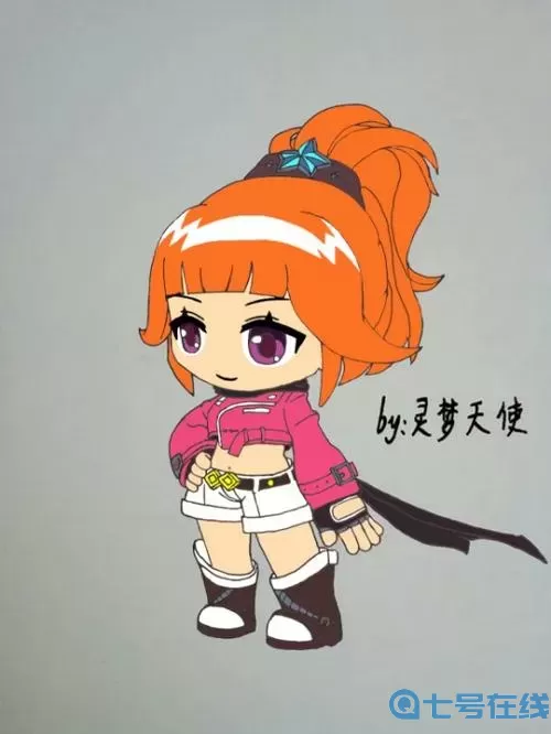 冒险岛2耳机少女图片 冒险岛link角色卡大全