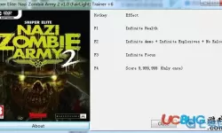 狙击精英纳粹僵尸部队秘籍 狙击精英纳粹僵尸修改器