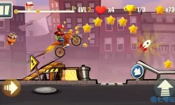 极限摩托小游戏 极限摩托车无限金币