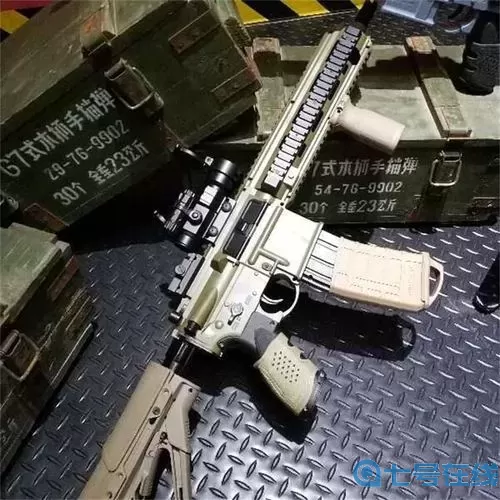 枪林弹雨hk416 锦明hk416用多大水弹