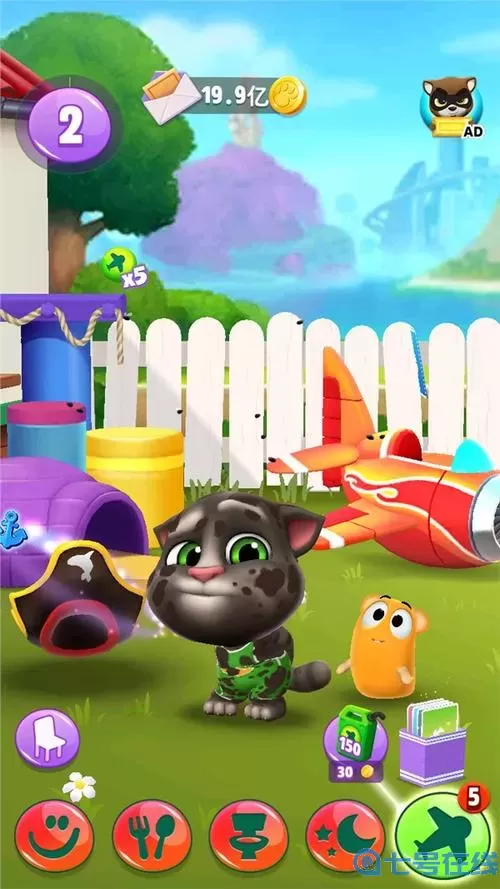 我的汤姆猫免费解锁版 我的汤姆猫2无限钱版