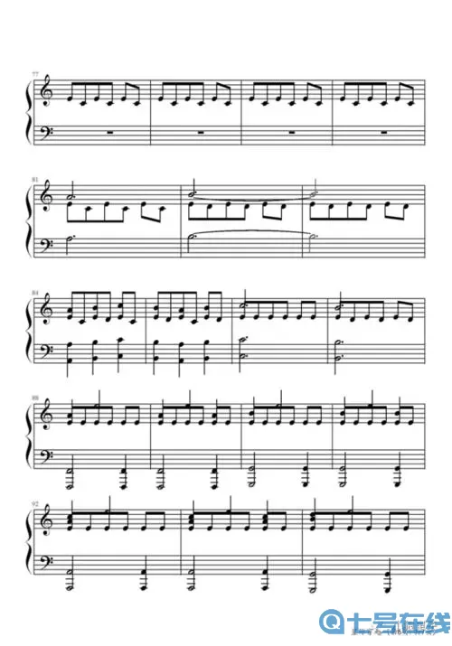 星际穿越钢琴曲 星际穿越cornfield钢琴谱