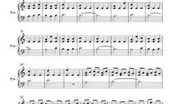 星际穿越钢琴教学 穿越时空的思念钢琴谱