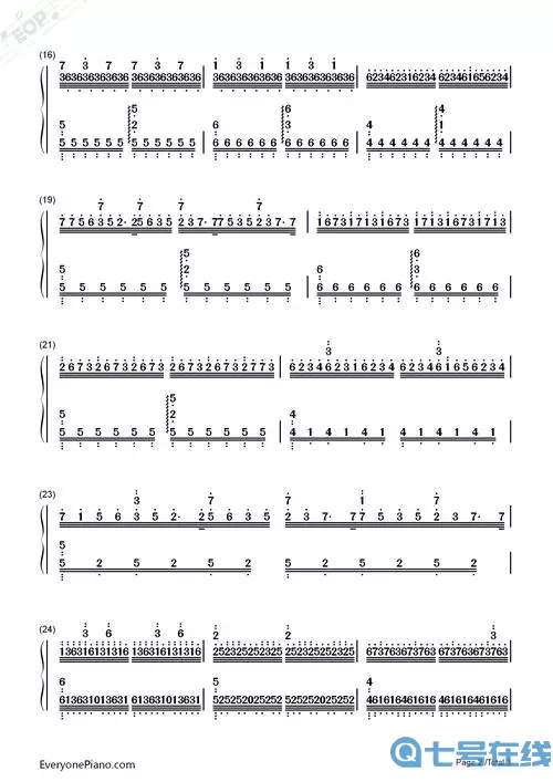 星际穿越琴谱 星际穿越day one钢琴谱