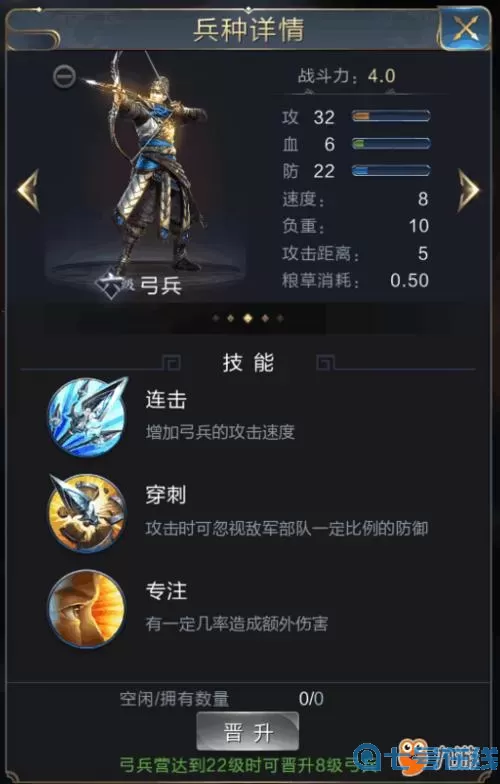 乱世王者弓兵克制什么兵种?兵种克制关系图一览