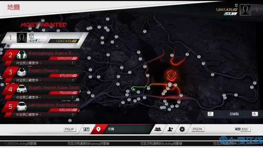 极品飞车17兰博基尼车辆分布图 极品飞车17兰博基尼叫什么？