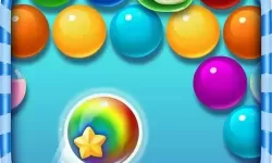 泡泡龙经典老游戏 有一个泡泡龙闯关的游戏