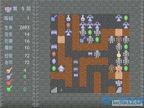 魔塔24层大章鱼回不去了 魔塔24层大章鱼无路可退