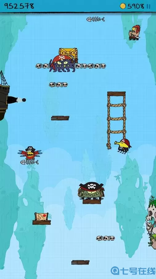 涂鸦跳跃单机版 涂鸦跳跃游戏