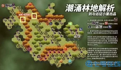 《剑与远征》森林探险路线指南