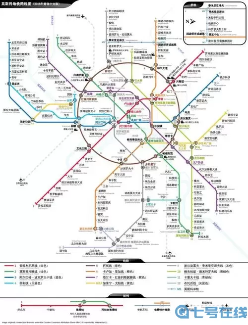 模拟地铁社区地图