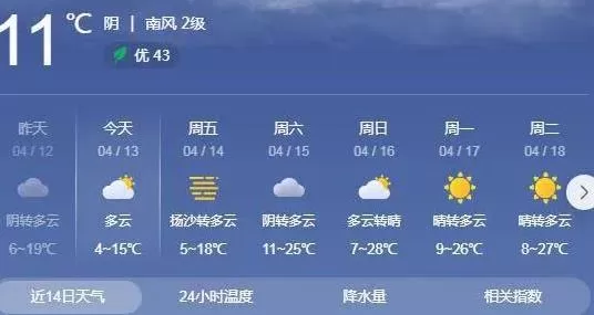 城市天气查询