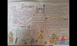 滑板少年英语手抄报