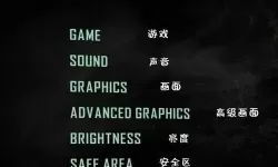 全境危机功能菜单