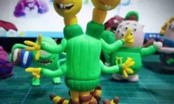 怪兽大乱斗粘土模型