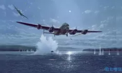 轰炸机小队轰炸大坝