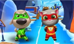 汤姆猫炫跑营救汤姆猫掉水里了