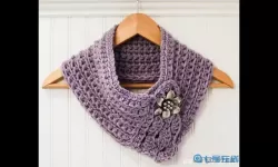 毛毛球围巾怎么做流苏